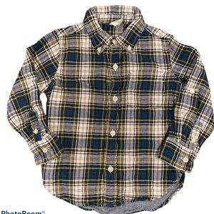 Gap Plaid Flannel Button Down
